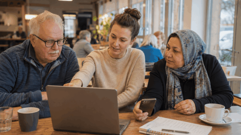 Geduldig erklären, gemeinsam ausprobieren: Was gute digitale Begleitung ausmacht